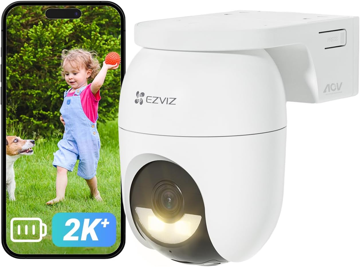 Caméra surveillance WiFi 360° sans fil EZVIZ CB8 Lite 2K+ Neuve